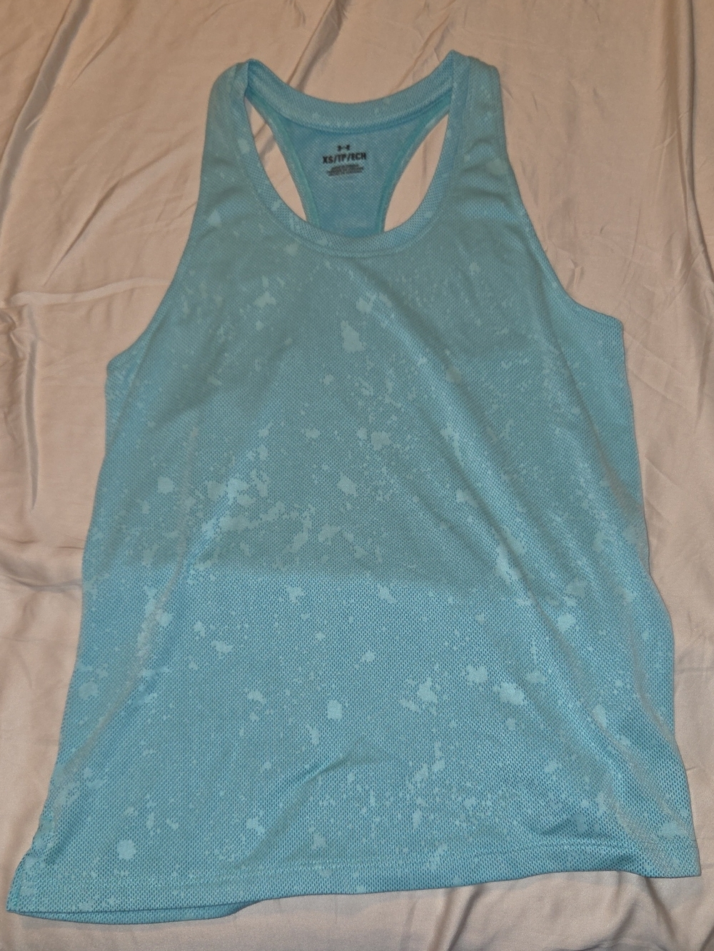 Under Armour Light Aqua Racerback Mesh Training Tank